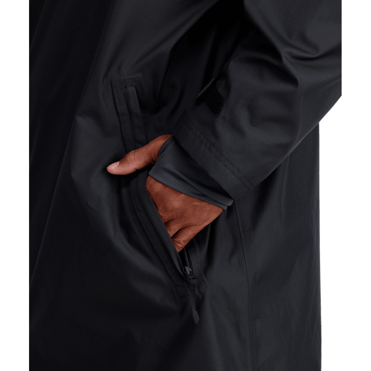 Chaqueta de hombre Rain Shell Spyder - Negro Negro-3