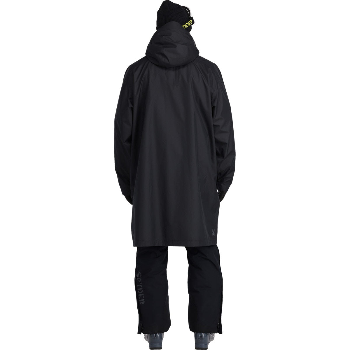 Chaqueta de hombre Rain Shell Spyder - Negro Negro-4