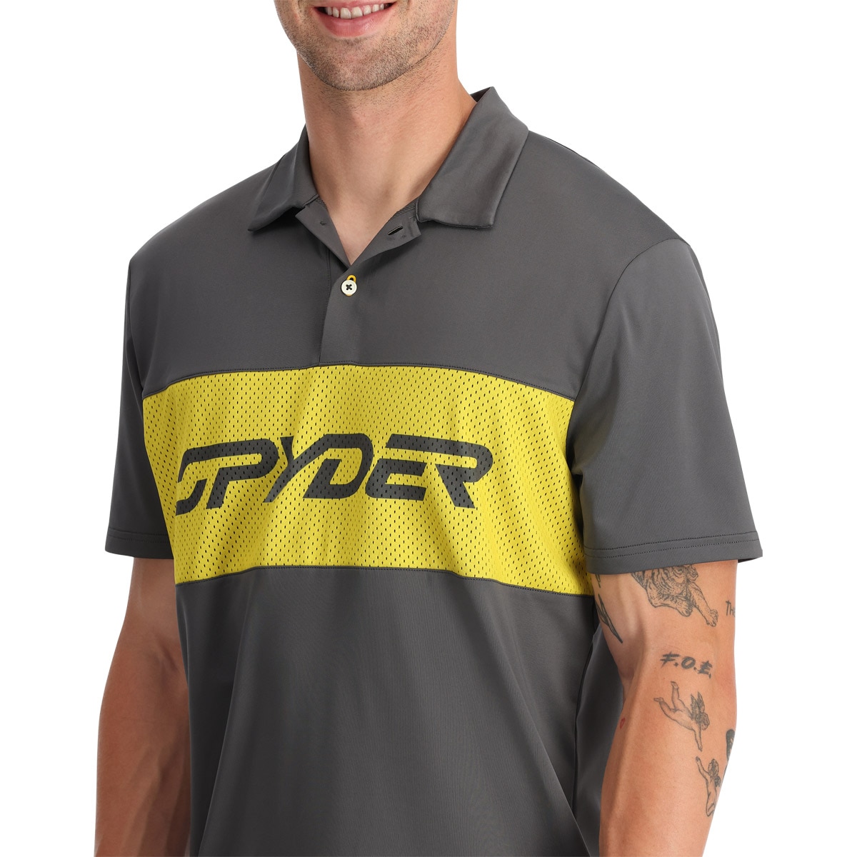 Imagen 3 de Polo de hombre Olson Spyder - Gris oscuro Gris oscuro