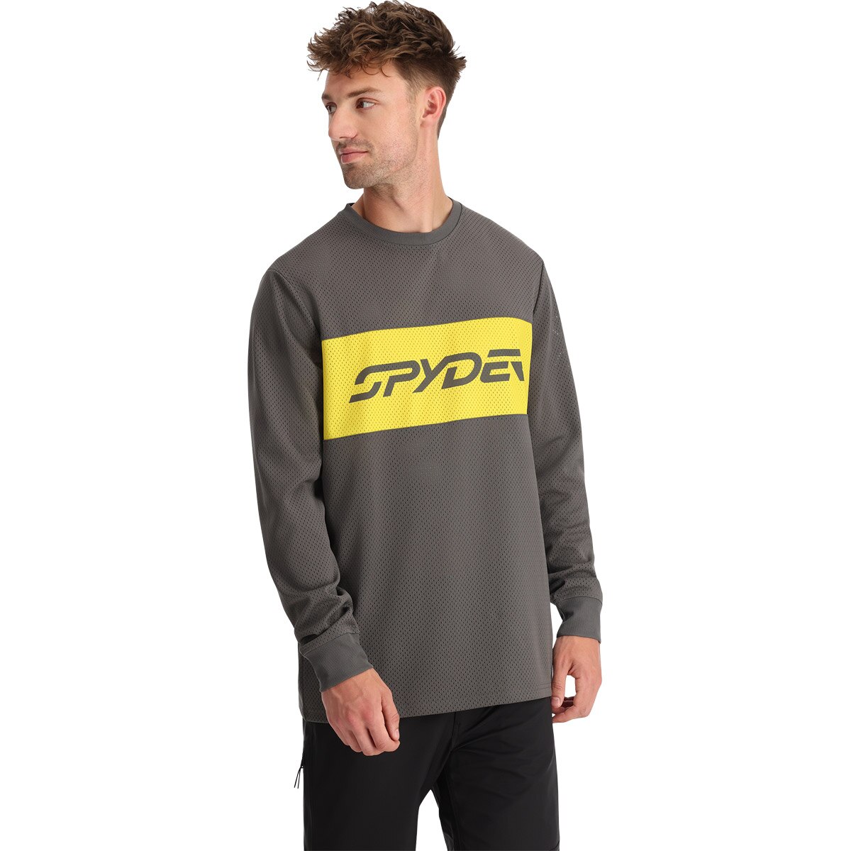 Imagen 0 de Camiseta de hombre Olson Jersey Spyder Gris oscuro