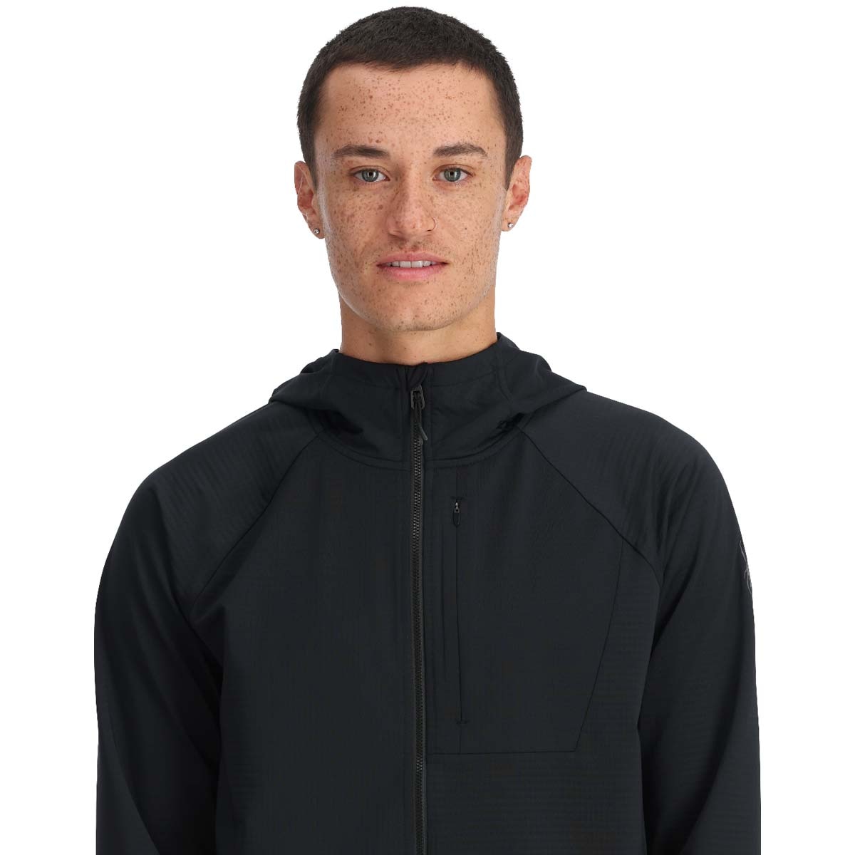 Chaqueta de hombre Matrix Fleece Spyder - Negro Negro-2