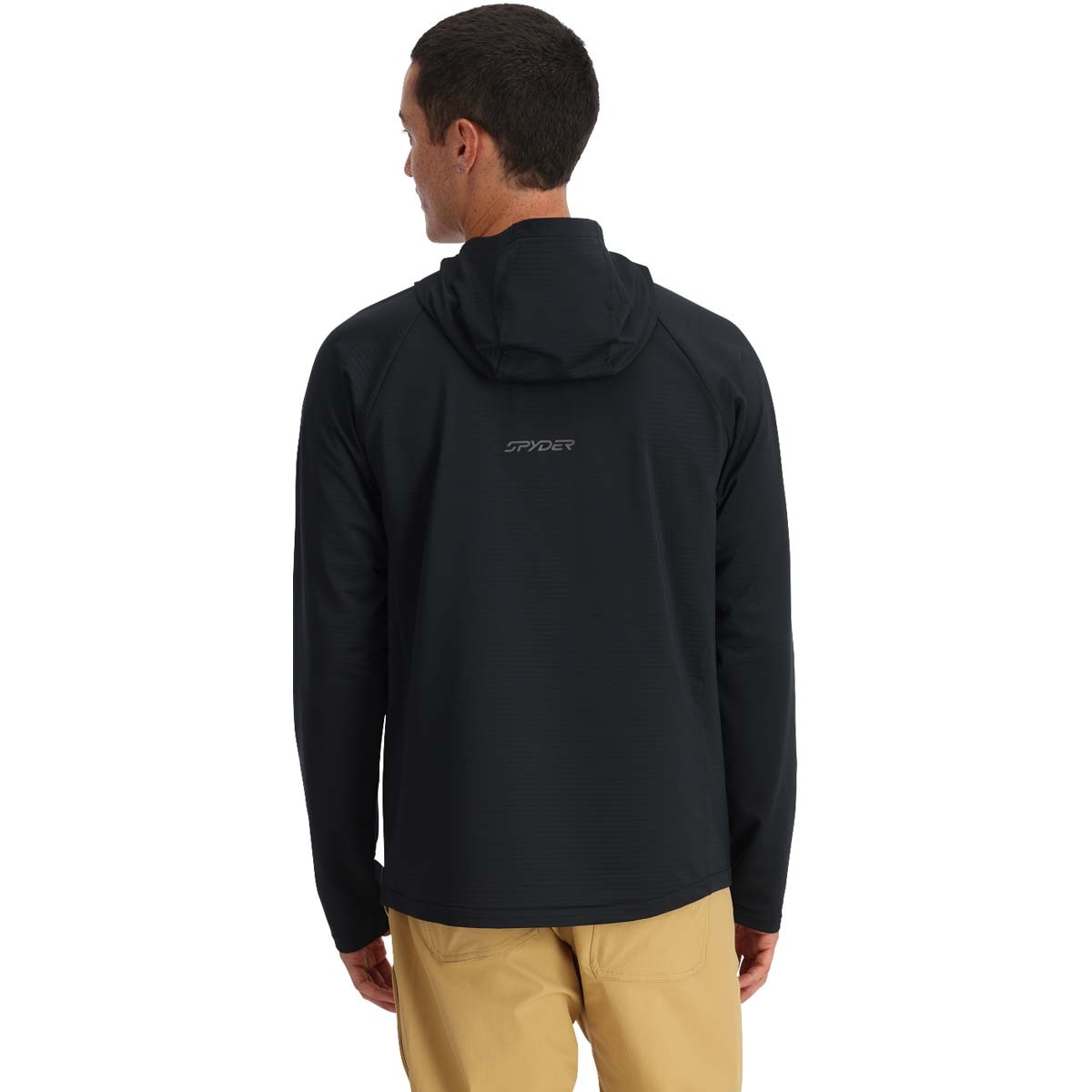 Chaqueta de hombre Matrix Fleece Spyder - Negro Negro-3