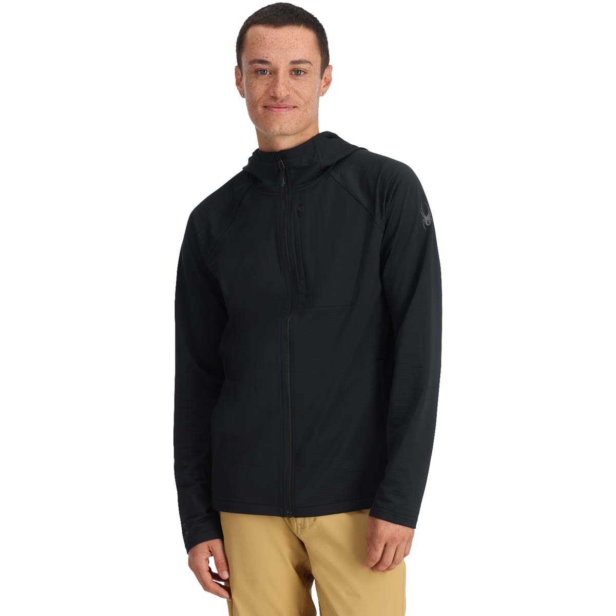 Chaqueta de hombre Matrix Fleece Spyder - Negro Negro-4