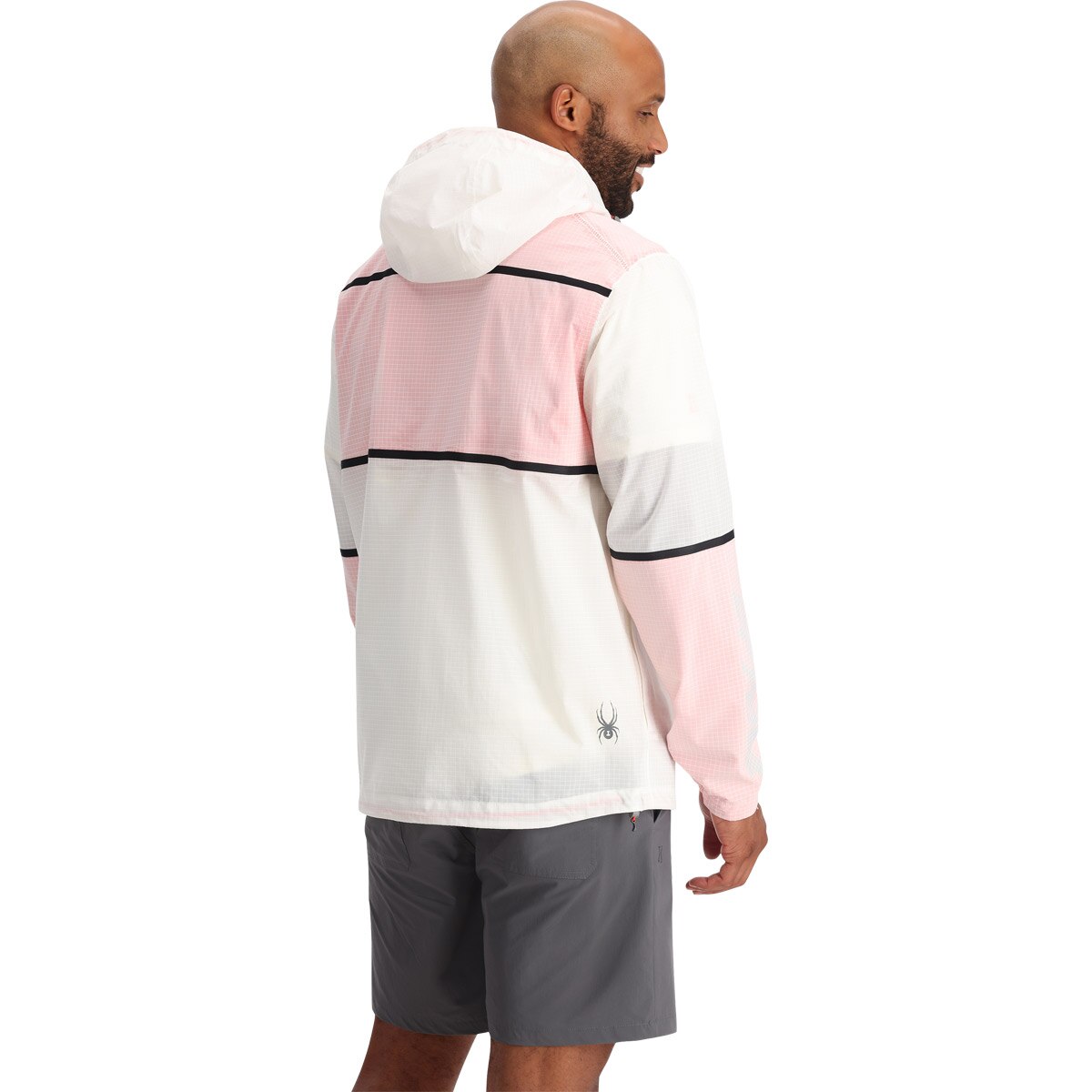 Chaqueta de hombre Lucent Rain Shell Jacket Spyder - Naranja Naranja-2