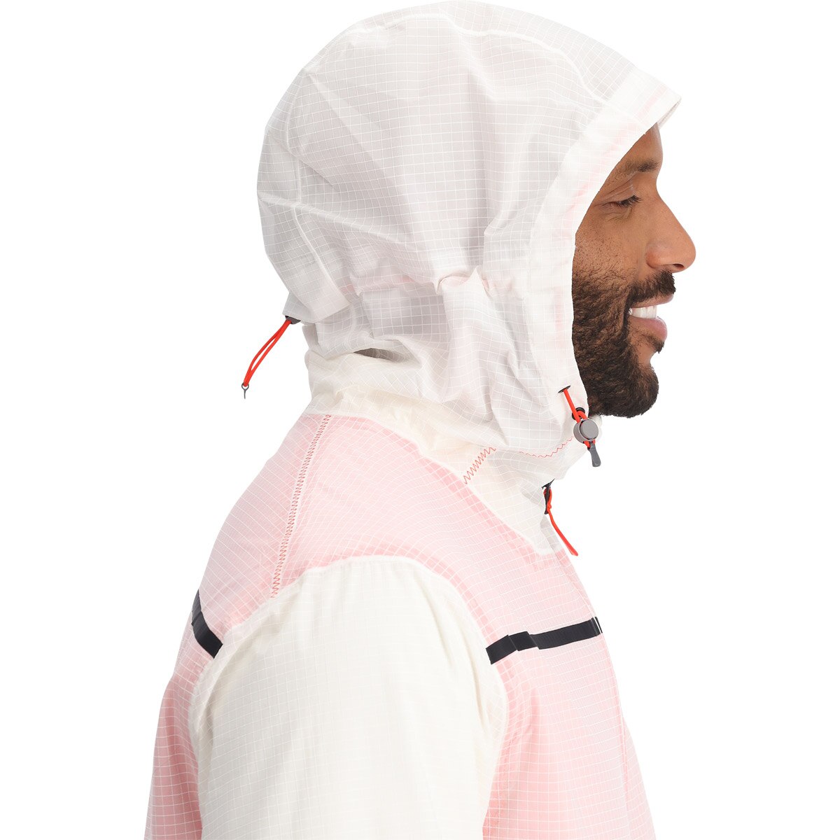 Chaqueta de hombre Lucent Rain Shell Jacket Spyder - Naranja Naranja-3
