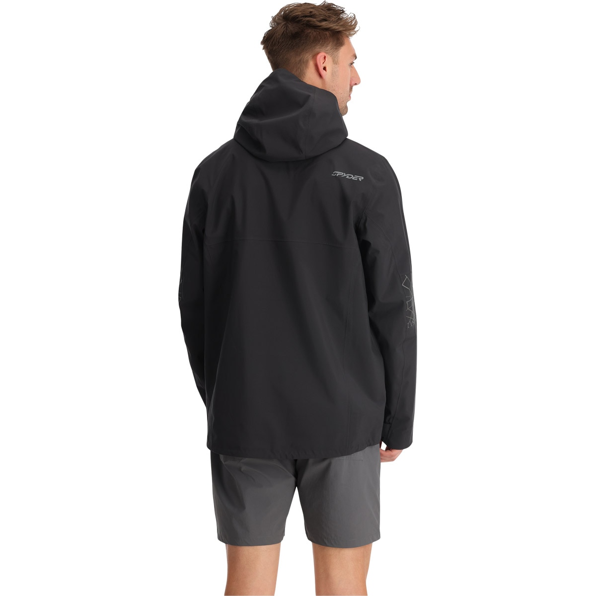 Chaqueta de hombre Prosoma 3L Shell Jacket Spyder - Negro Negro-2