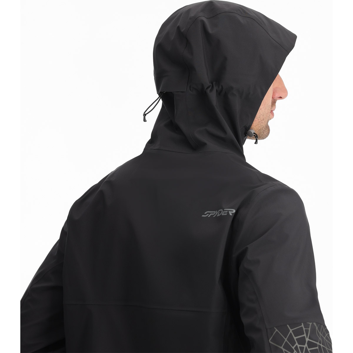 Chaqueta de hombre Prosoma 3L Shell Jacket Spyder - Negro Negro-3