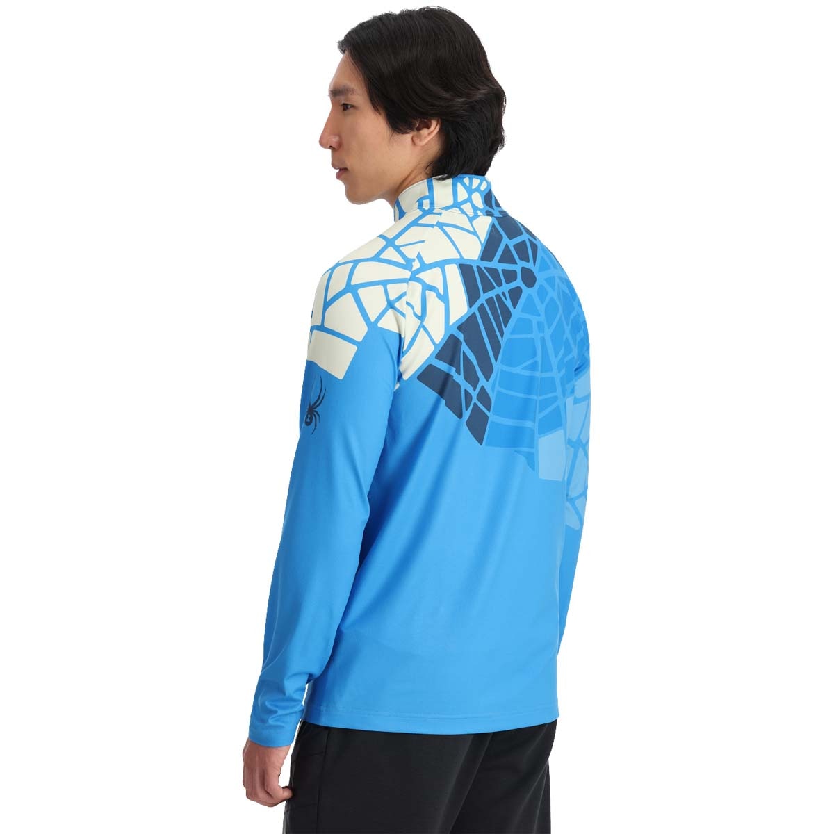 Imagen 4 de Camiseta de hombre Legacy 1/2 Zip Base Layer Spyder - Azul Azul