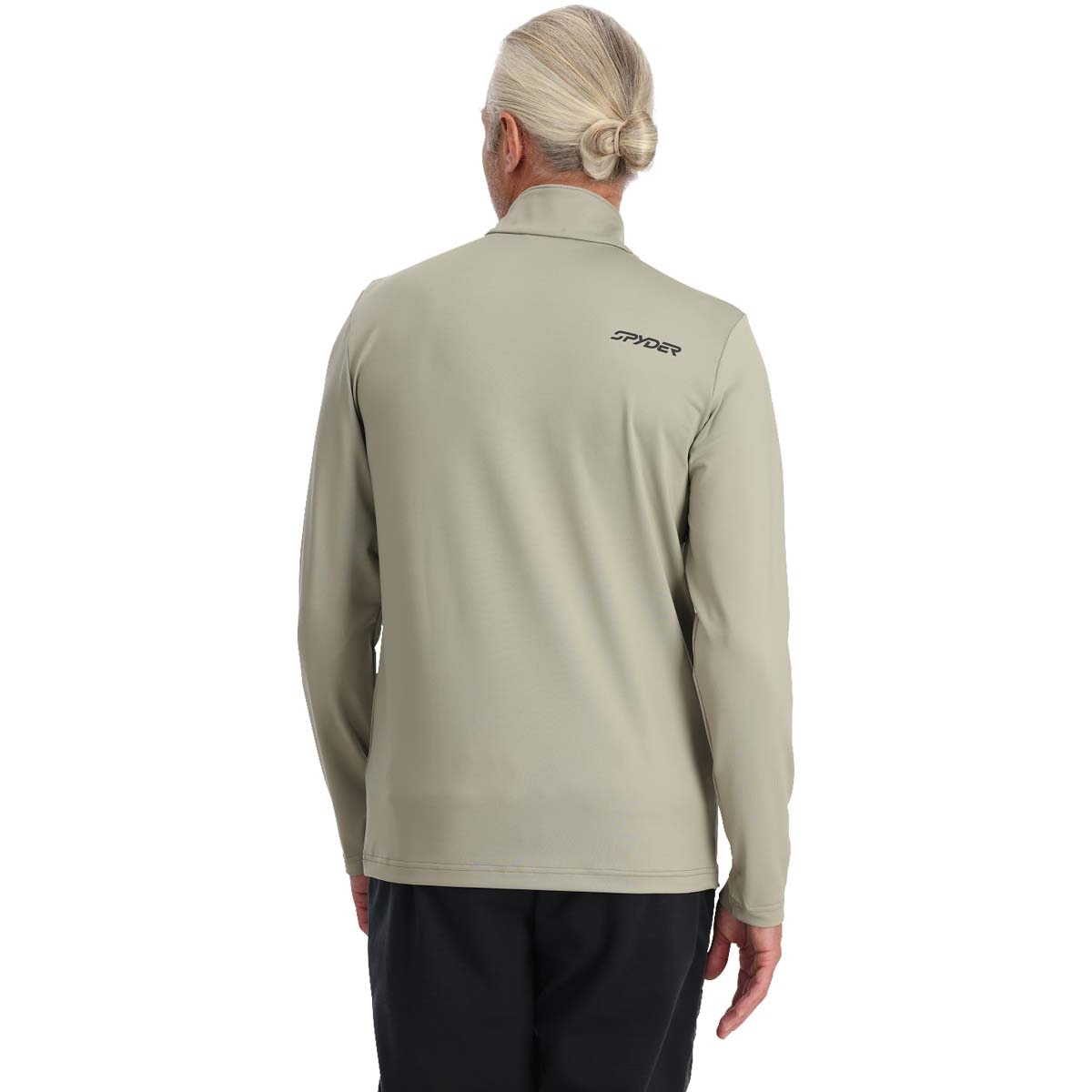 Camiseta de hombre Prospect 1/2 Zip Spyder - Beige Beige-3