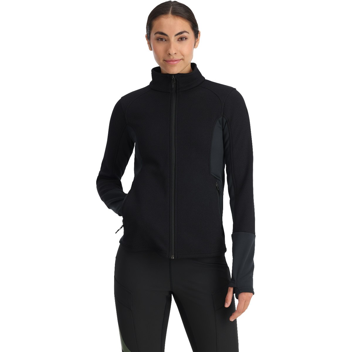 Forro Polar de mujer Bandita Spyder - Negro Negro-2