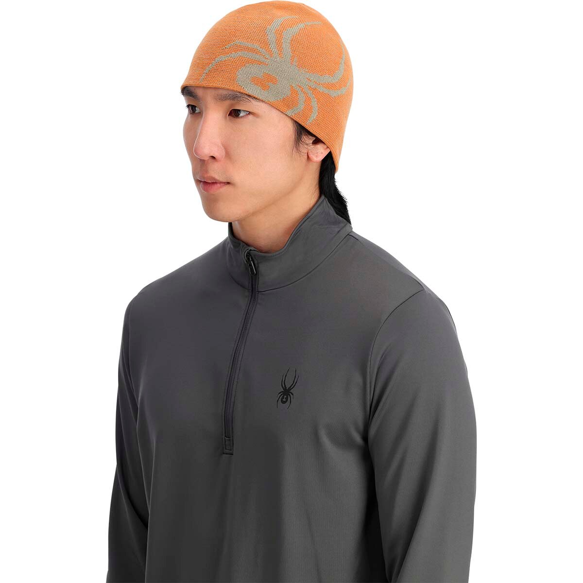 Gorro de hombre reversible Innsbruck Spyder - Naranja Naranja-3
