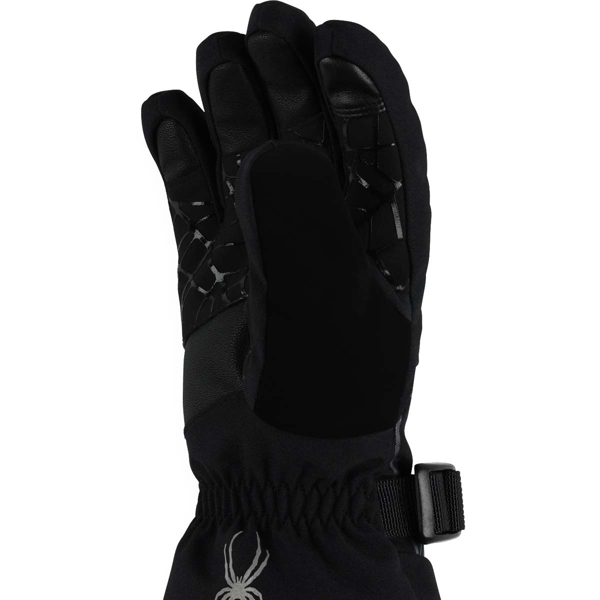 Guantes de esquí de niño Overweb Spyder - Negro Negro-2