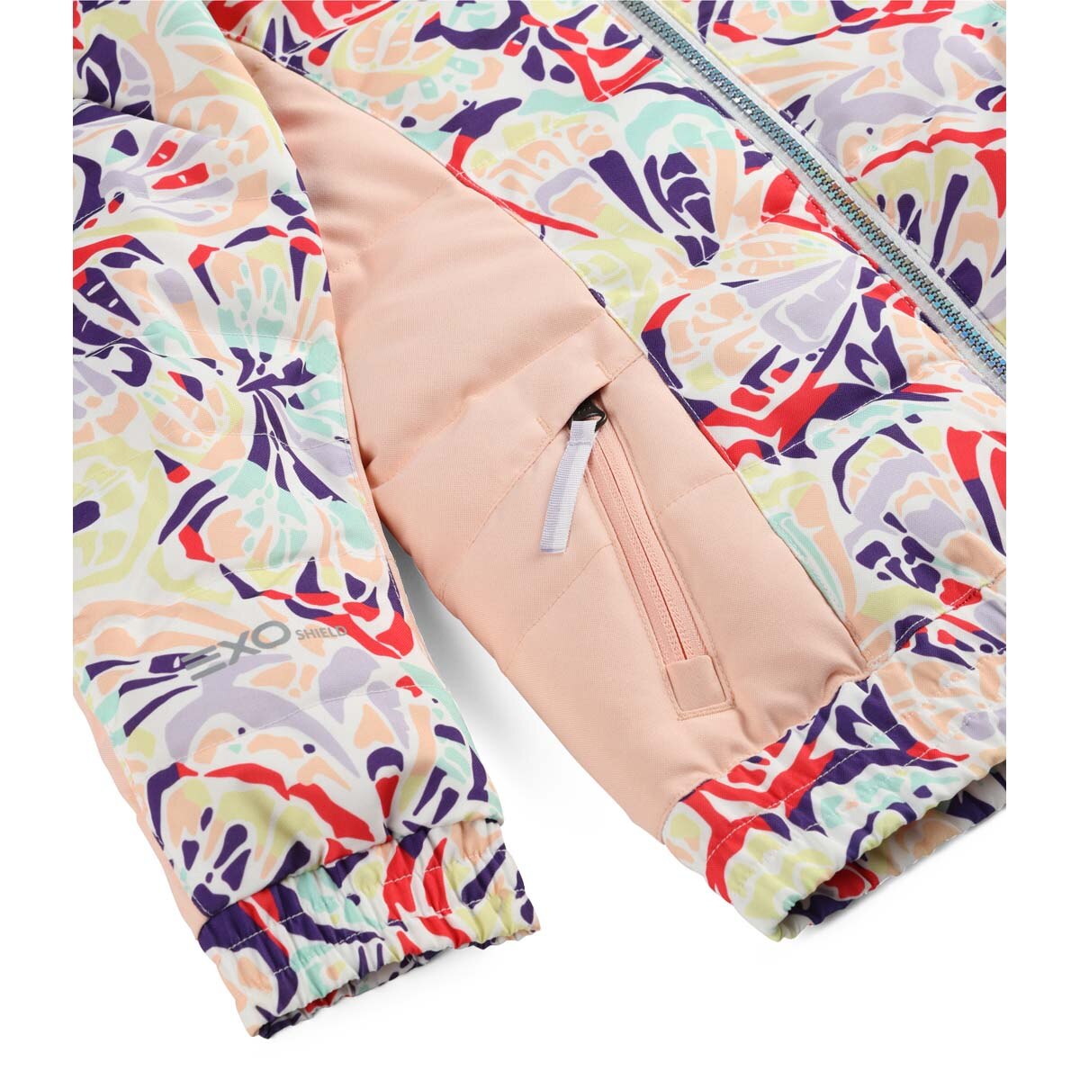 Chaqueta de esquí de Niños Bitsy Zadie Synth Down Spyder - Multicolor Multicolor-3
