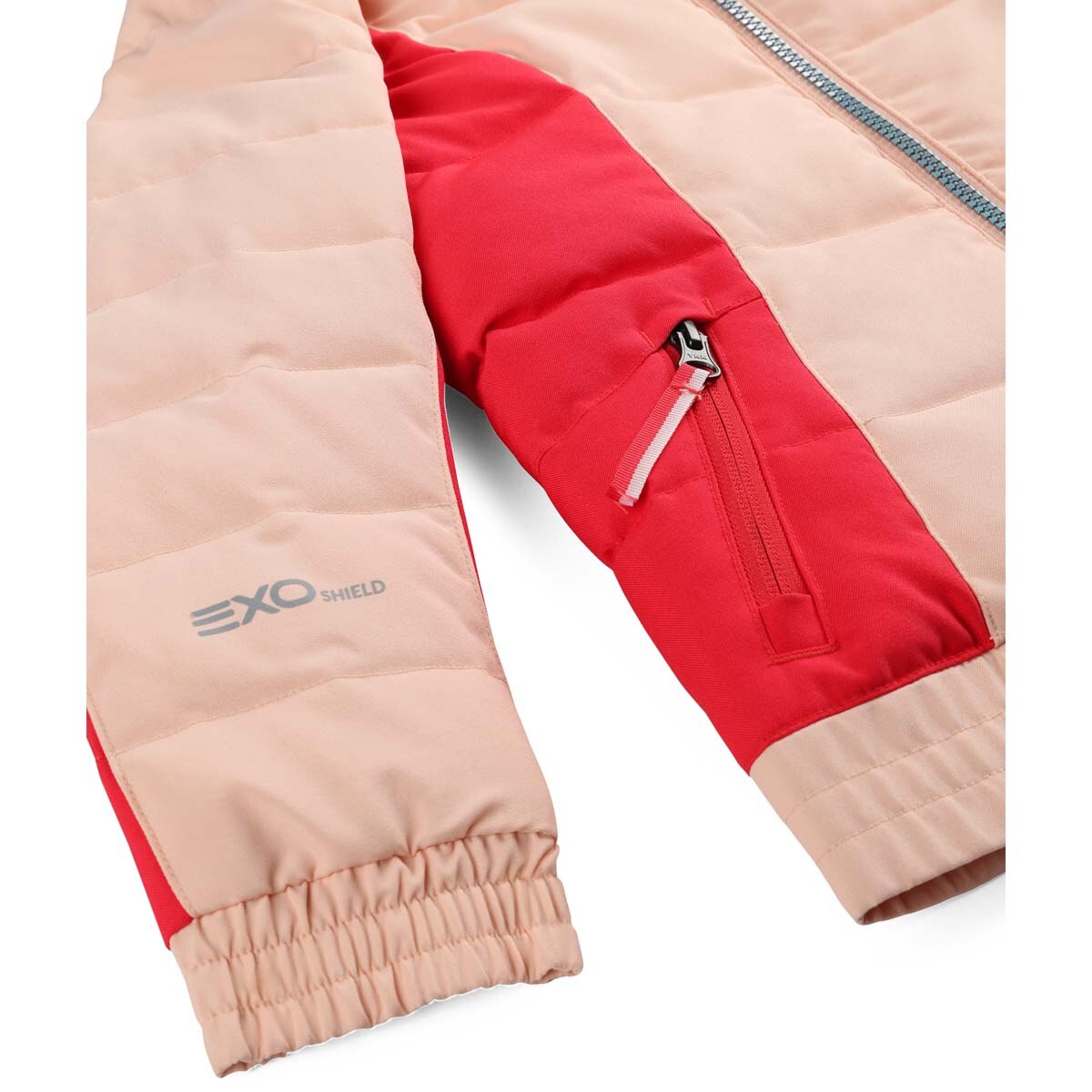 Chaqueta de esquí de Niños Bitsy Zadie Synth Down Spyder - Rosa Rosa-3