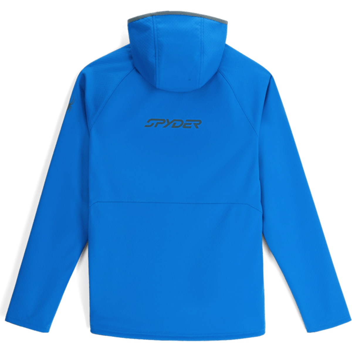 Sudadera con capucha de hombre Gridweb Shellfleece Spyder - Azul Azul-2