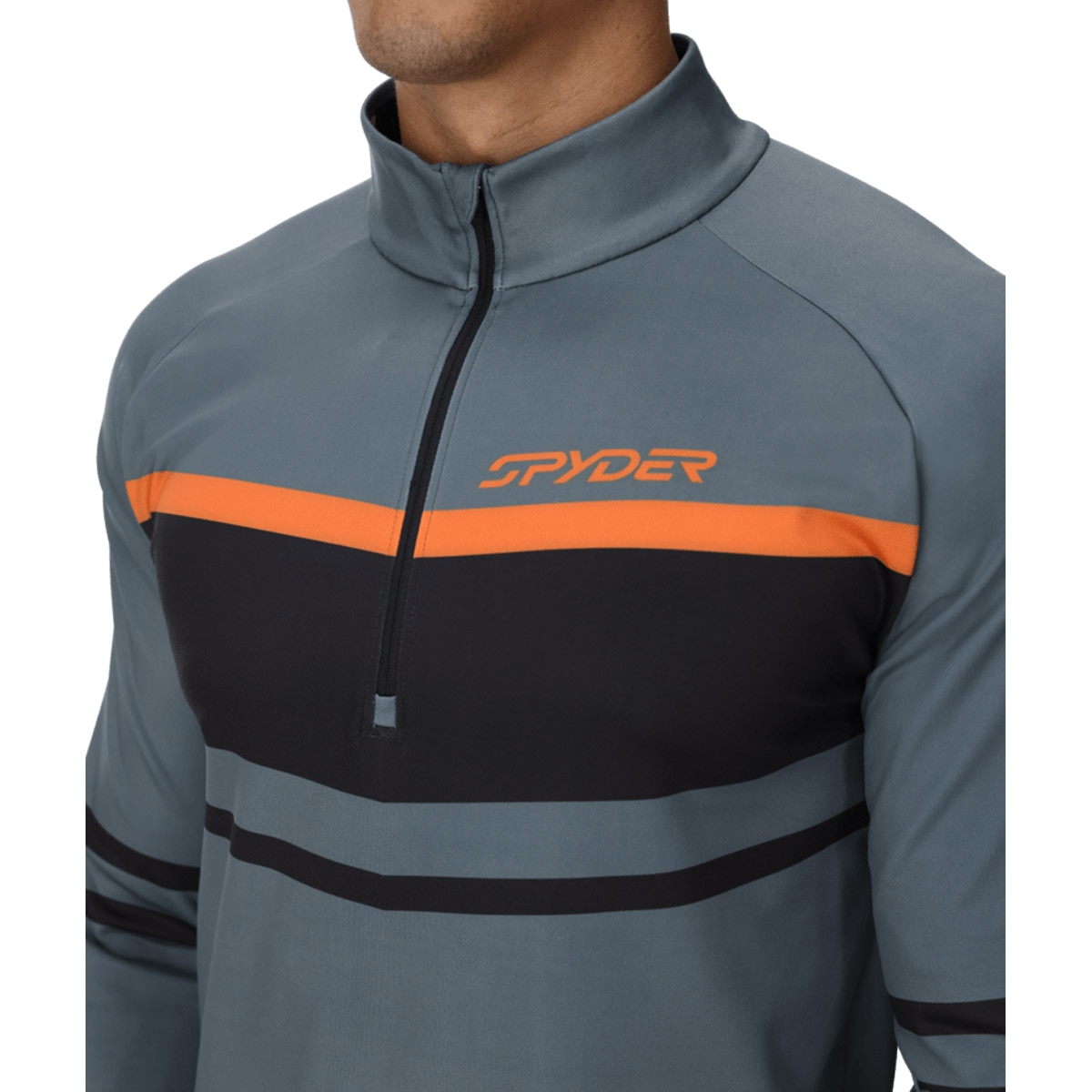 Imagen 2 de Forro polar de hombre Legacy Spyder - Gris / Naranja Gris / Naranja
