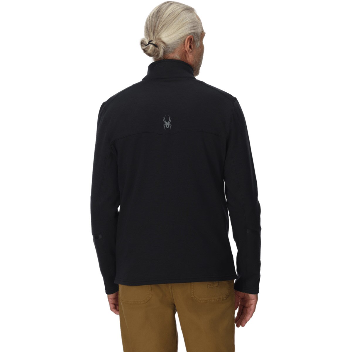 Forro polar de hombre Speed Spyder - Negro / Gris Negro / Gris-2
