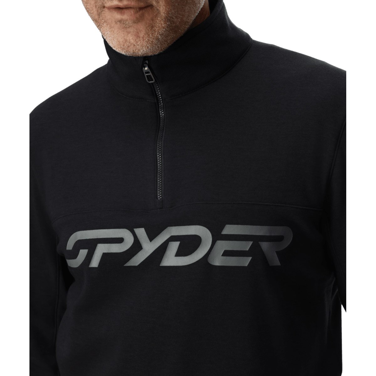 Forro polar de hombre Speed Spyder - Negro / Gris Negro / Gris-3