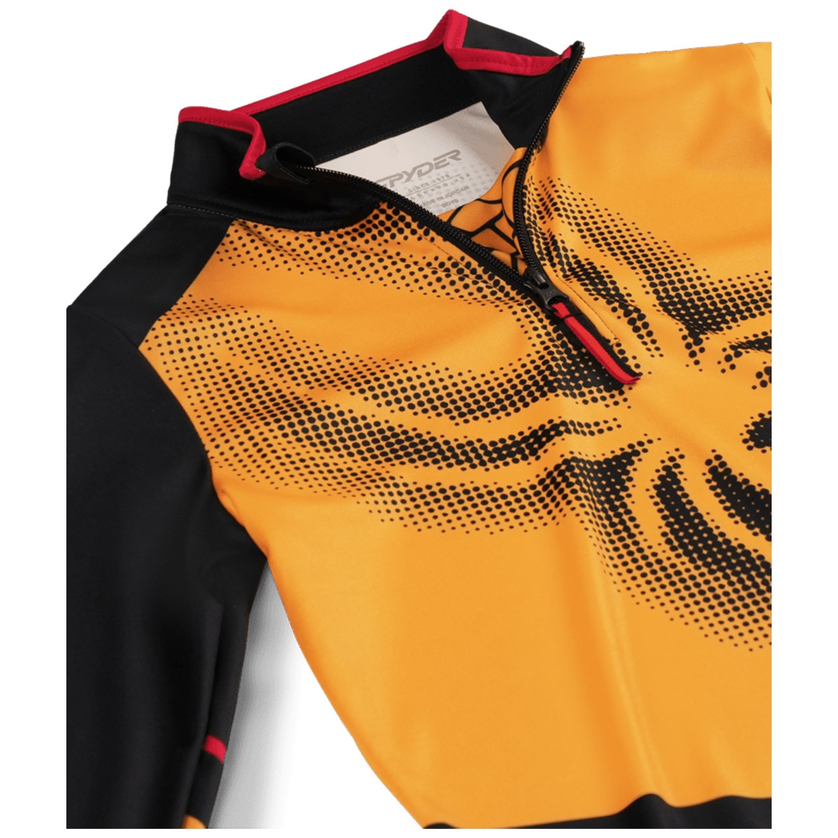 Camiseta térmica de niño Ryder Spyder - Naranja / Negro Naranja / Negro-3