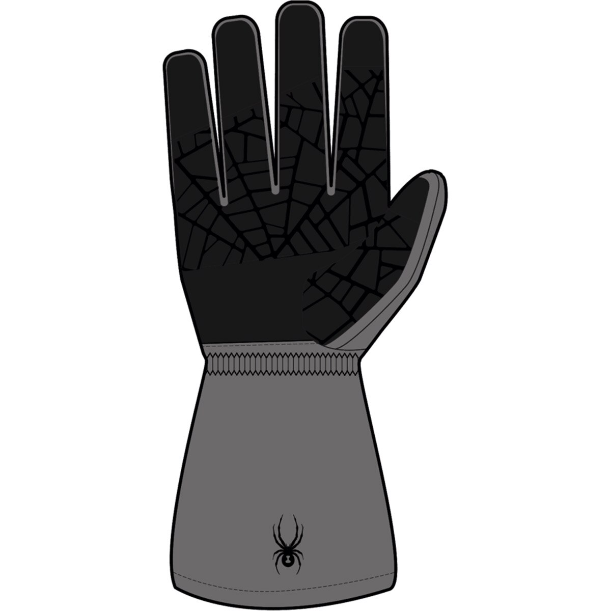 Guantes de goretex de hombre Overweb Spyder - Gris Gris-2