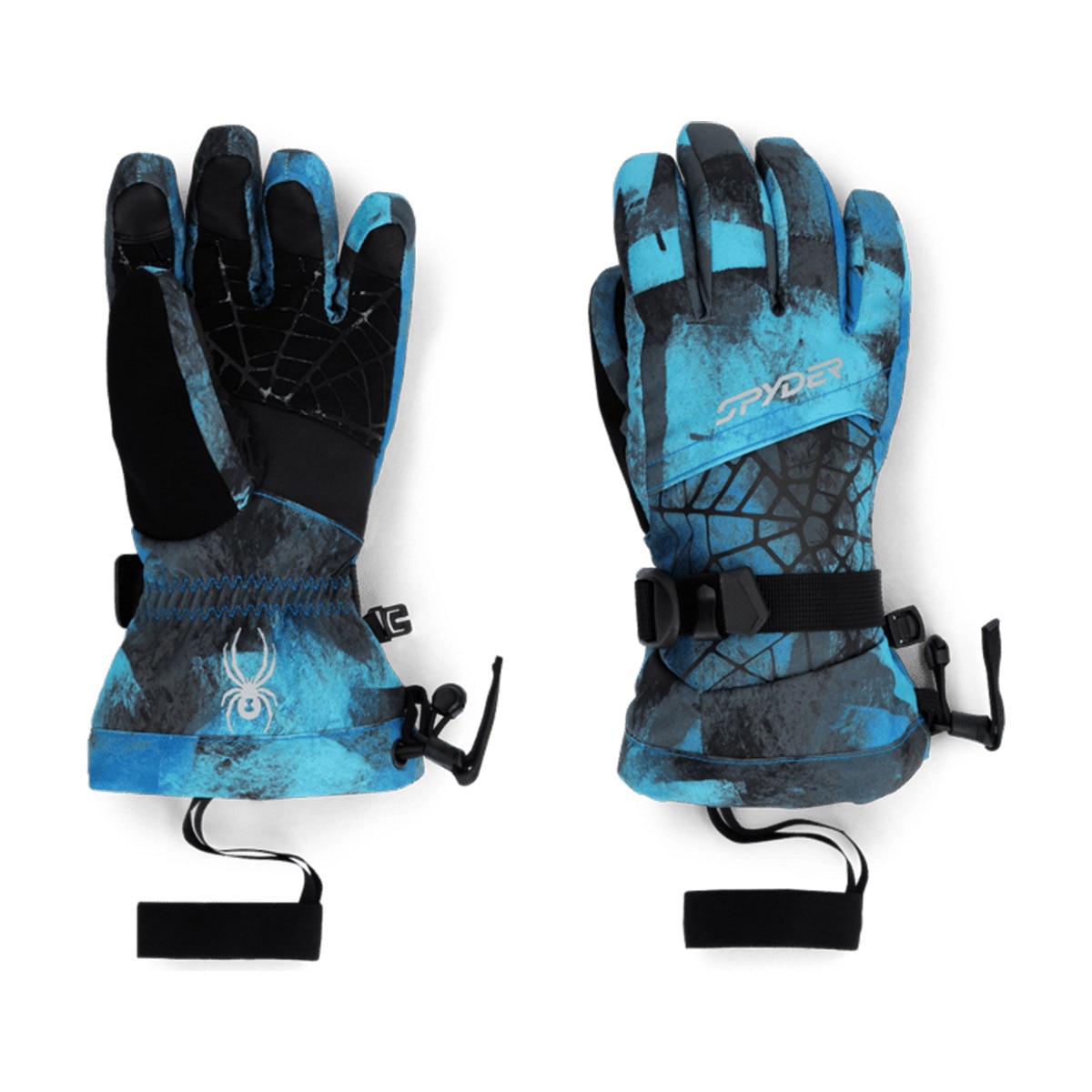Imagen 0 de Guantes de esquí de niño Overweb Spyder Azul Cobalto