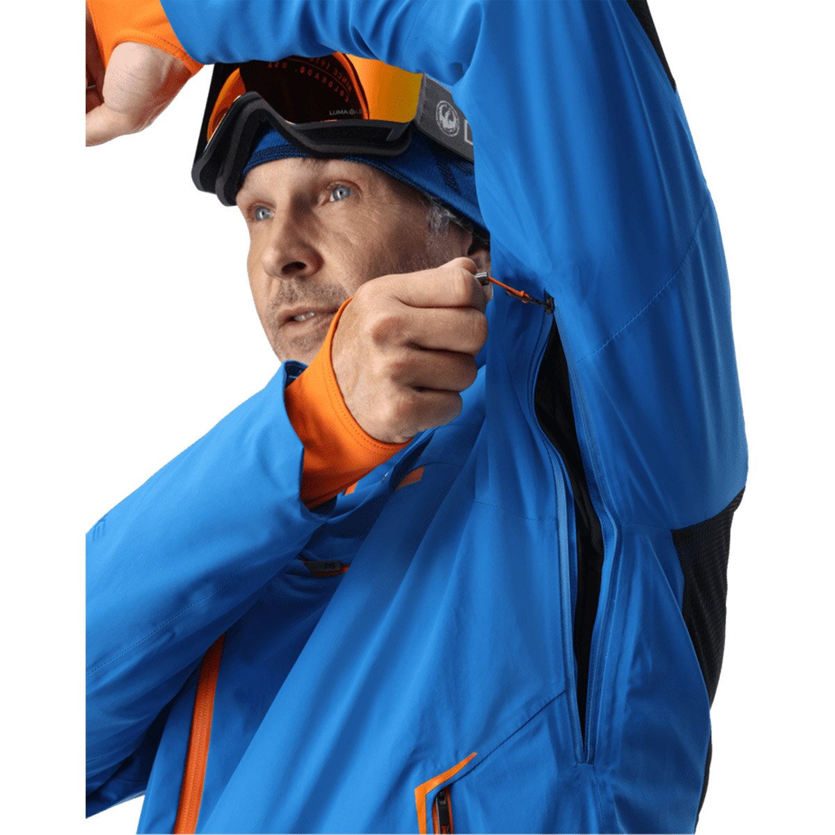 Chaqueta de esquí de hombre Monterosa Spyder - Azul Cobalto Azul Cobalto-5