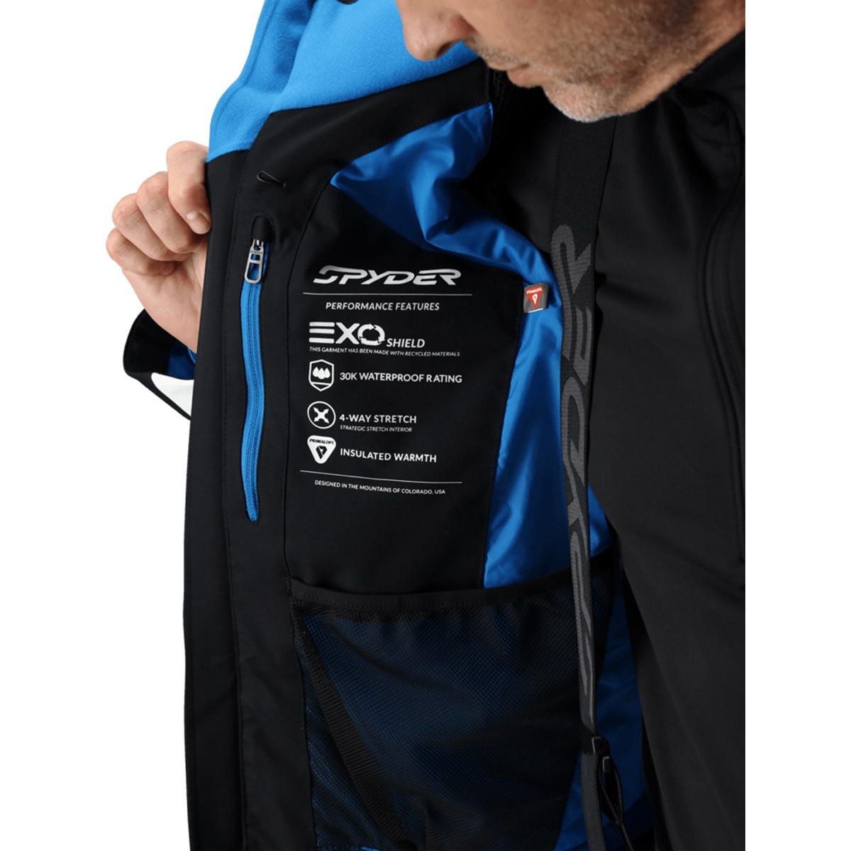 Chaqueta de hombre Titan Spyder - Blanco Blanco-3