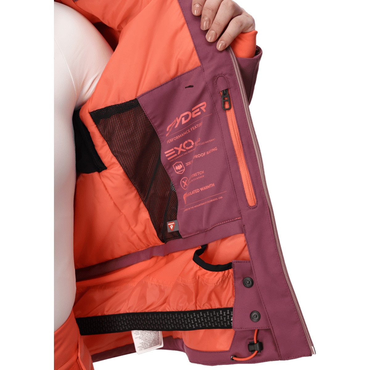 Chaqueta de esquí de mujer Titania Spyder - Morado Morado-5