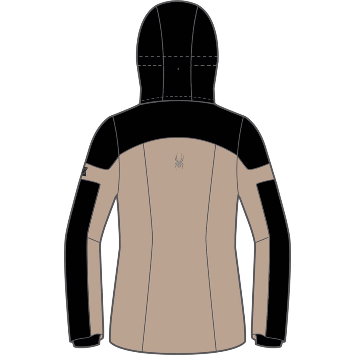 Imagen 2 de Chaqueta de esquí de mujer Vida Spyder - Marrón Marrón