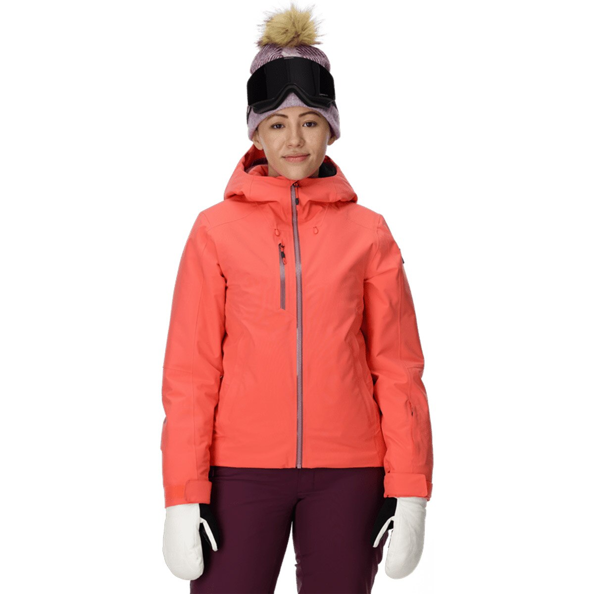 Imagen 3 de Chaqueta de esquí de mujer Temerity Spyder - Naranja Naranja