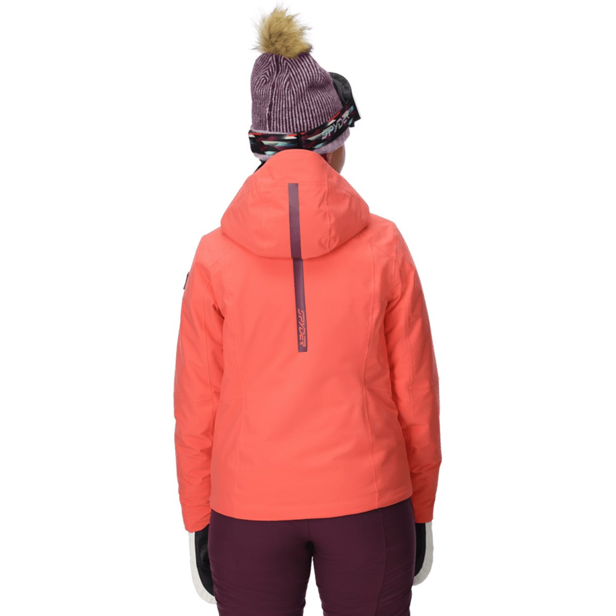 Imagen 4 de Chaqueta de esquí de mujer Temerity Spyder - Naranja Naranja
