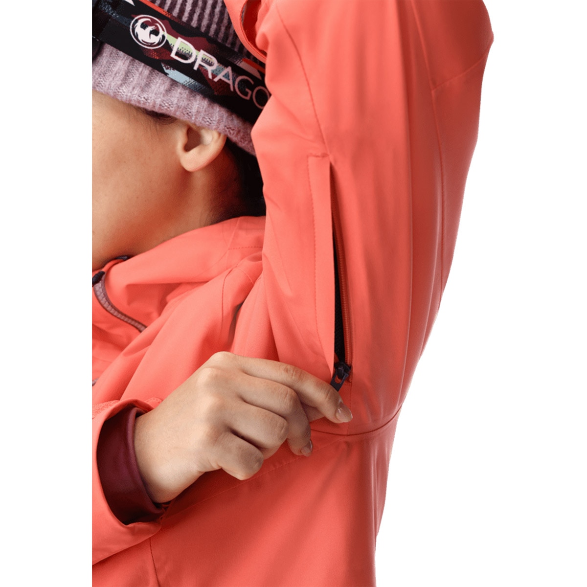 Imagen 7 de Chaqueta de esquí de mujer Temerity Spyder - Naranja Naranja