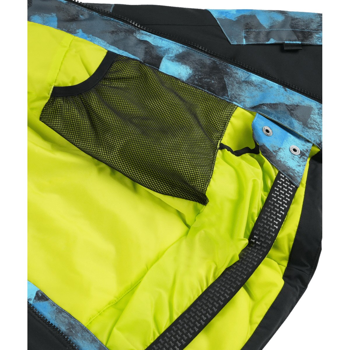 Chaqueta de esquí de niños Challenger Spyder - Negro / Azul Negro / Azul-4
