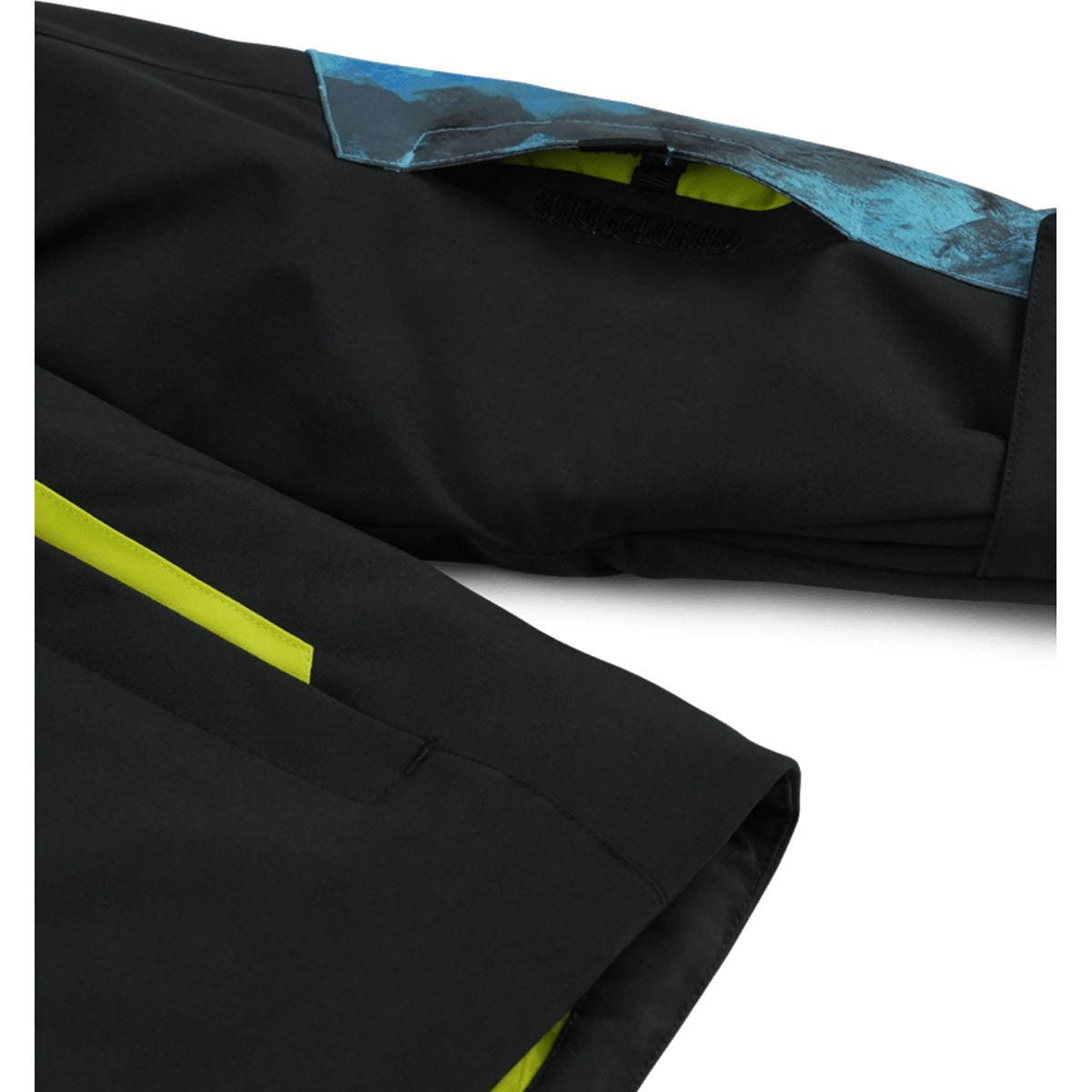 Chaqueta de esquí de niños Challenger Spyder - Negro / Azul Negro / Azul-5