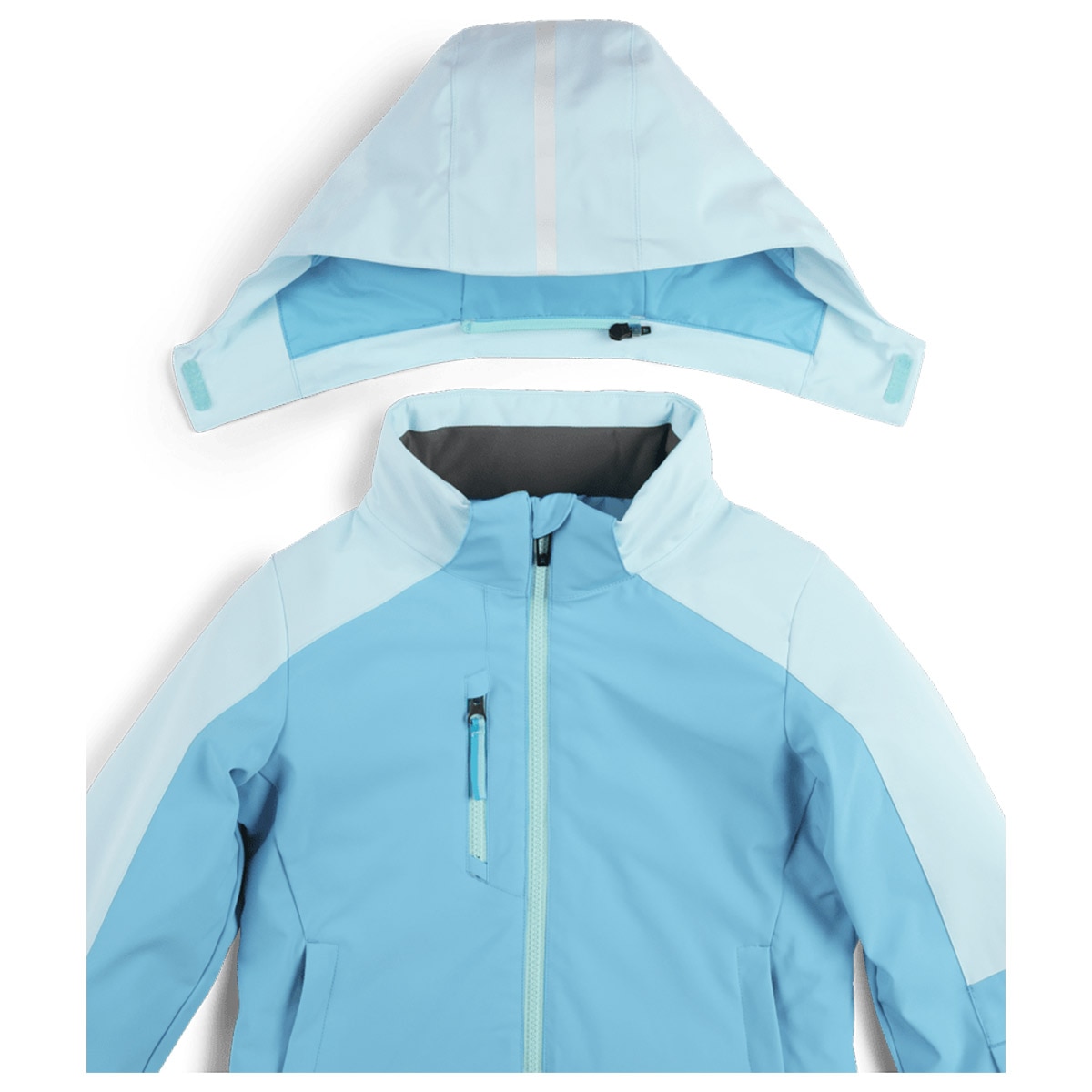 Chaqueta de esquís de niña Mila Spyder - Azul celeste Azul celeste-3
