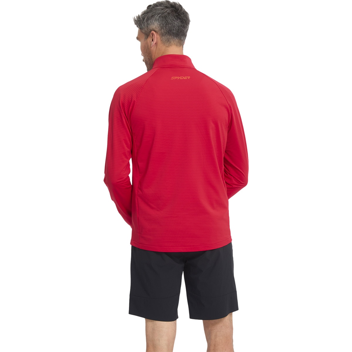 Imagen 2 de Chaqueta de Hombre Gridweb Fleece Spyder - Rojo Rojo