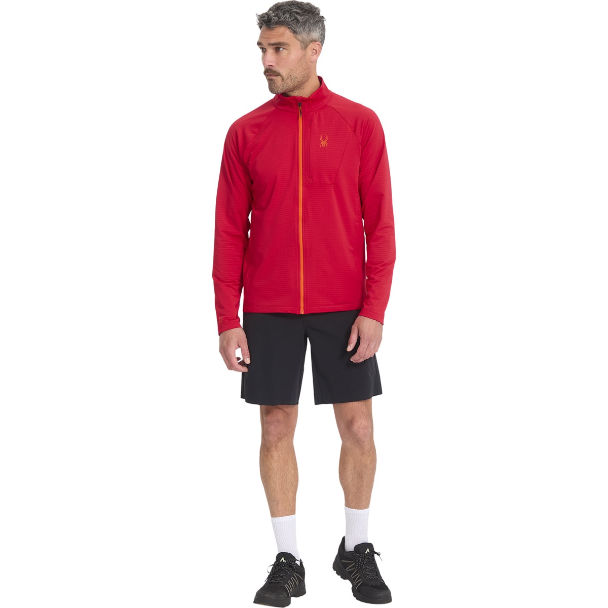Imagen 6 de Chaqueta de Hombre Gridweb Fleece Spyder - Rojo Rojo