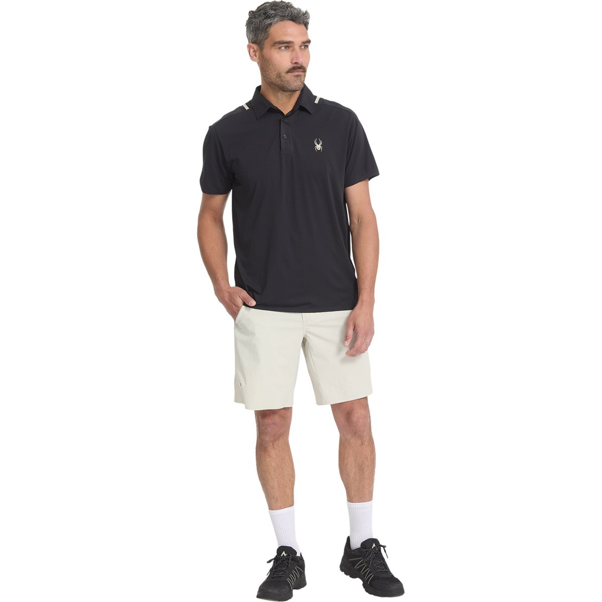 Imagen 3 de Polo de Hombre Pinnacle Ss Spyder - Negro Negro