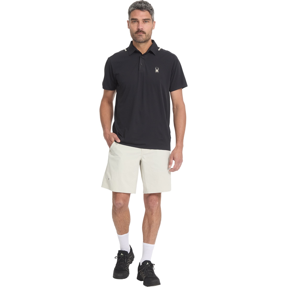 Imagen 4 de Polo de Hombre Pinnacle Ss Spyder - Negro Negro