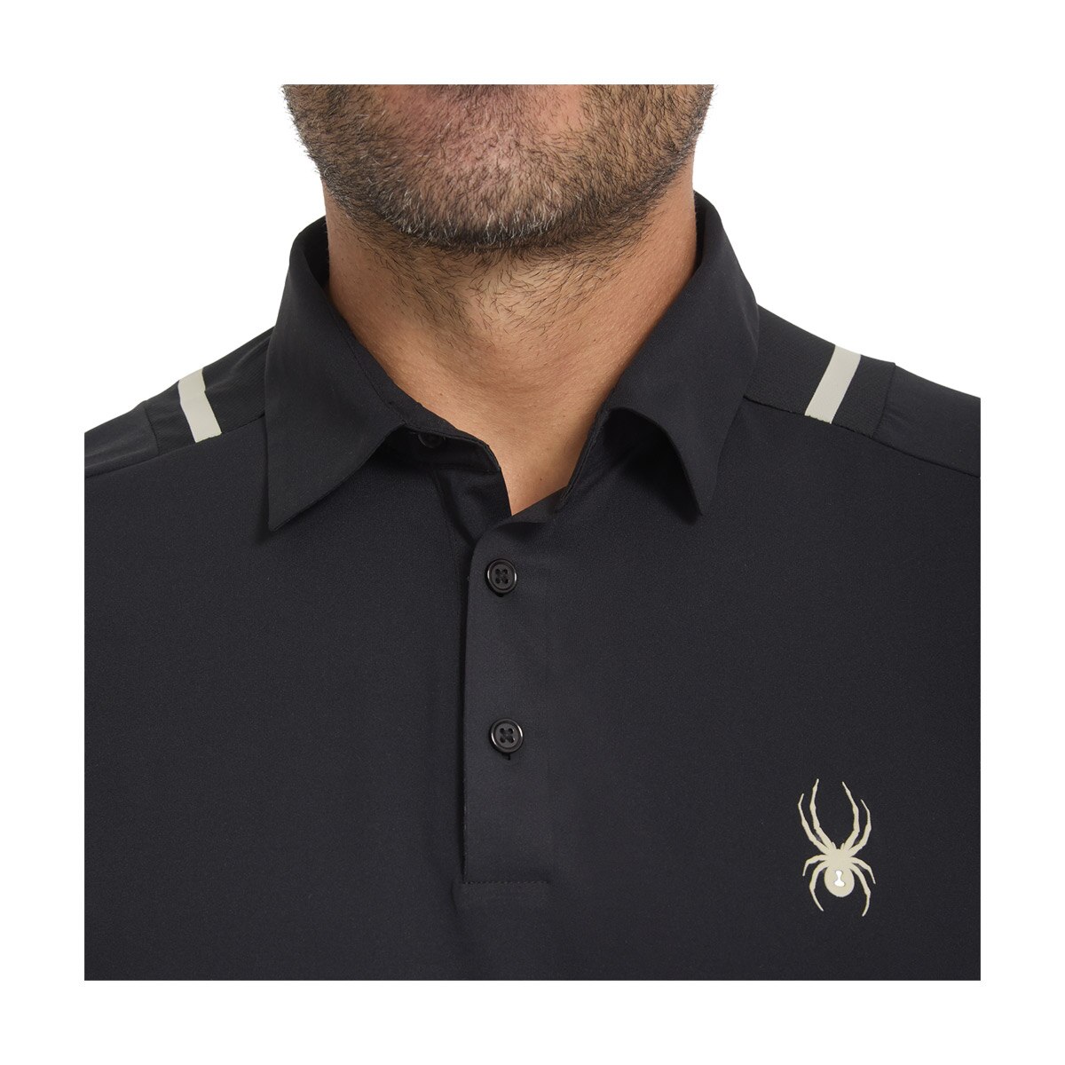 Imagen 5 de Polo de Hombre Pinnacle Ss Spyder - Negro Negro