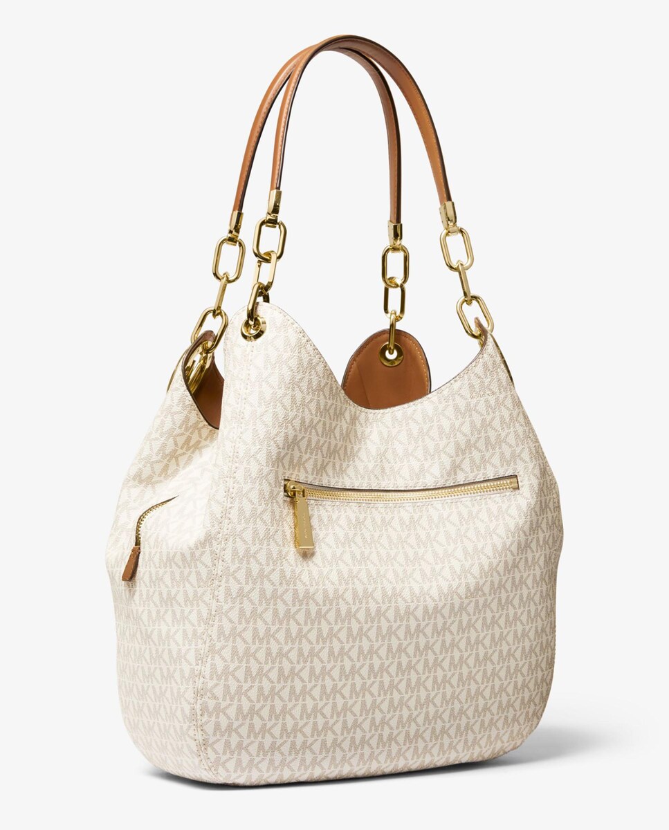 Bolso de hombro Lillie con estampado de logotipos · Michael