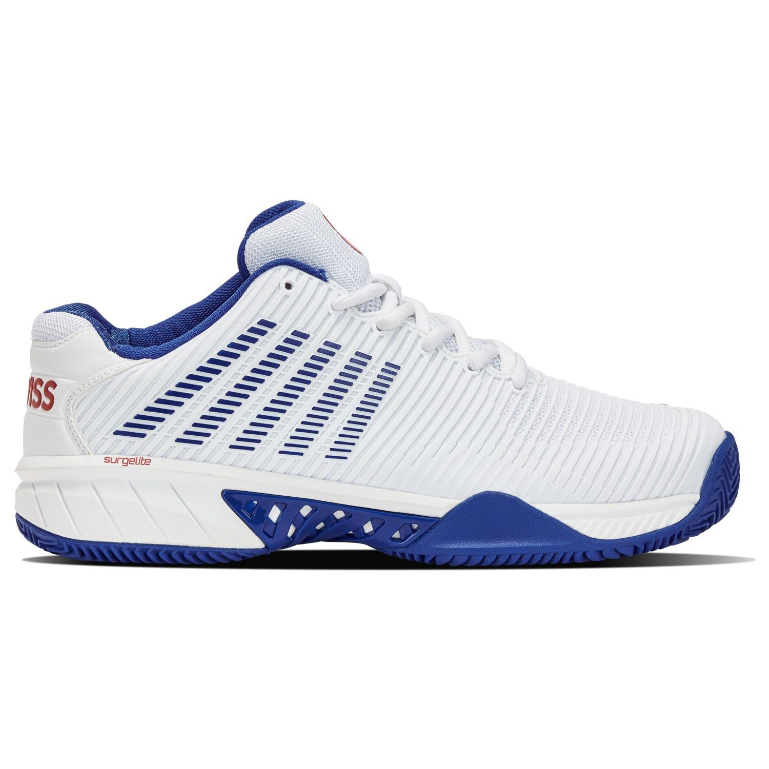 Zapatillas de tenis y pádel de hombre HYPERCOURT EXPRESS 2 HB K·Swiss - Blanco brillo / Azul Blanco brillo / Azul-1
