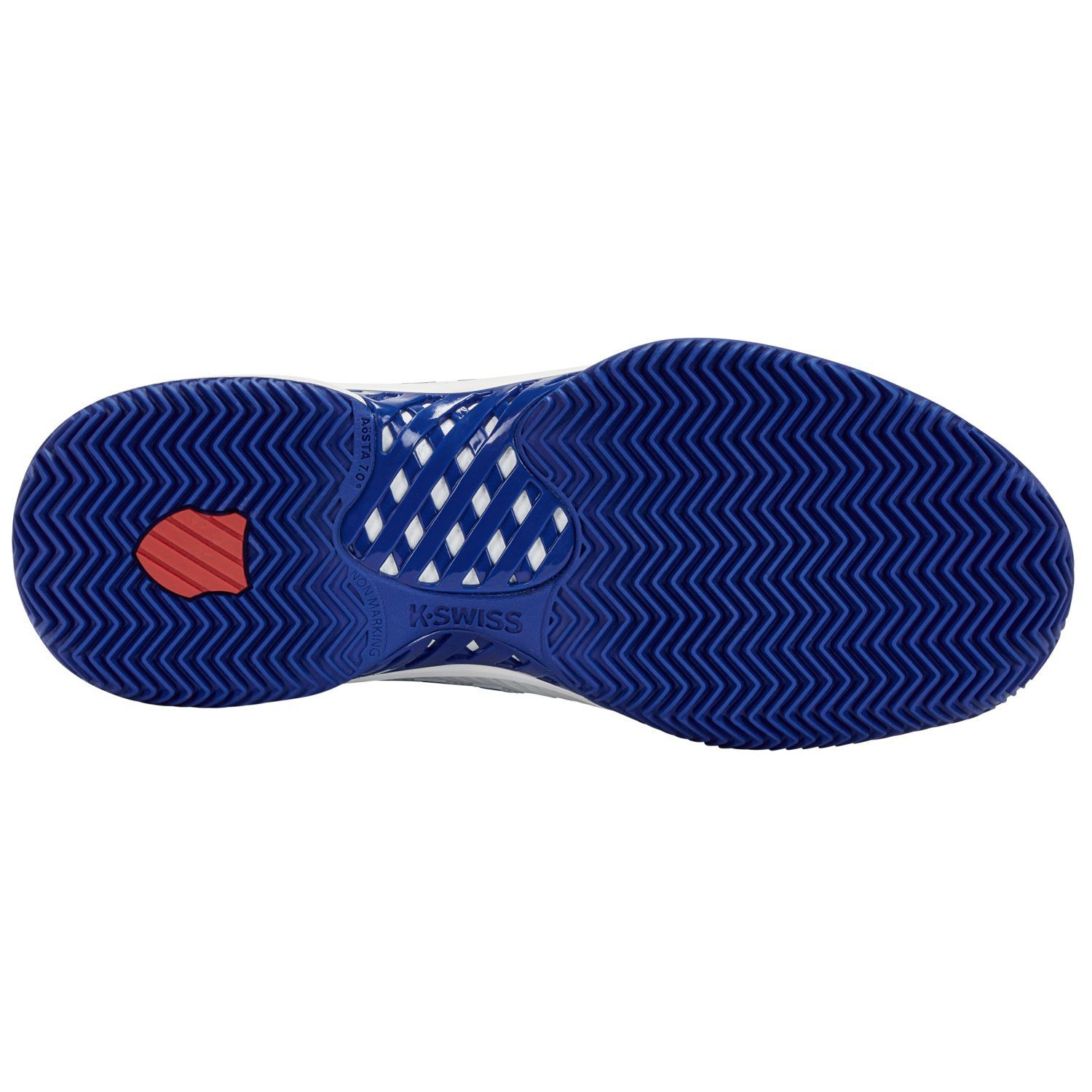Zapatillas de tenis y pádel de hombre HYPERCOURT EXPRESS 2 HB K·Swiss - Blanco brillo / Azul Blanco brillo / Azul-2