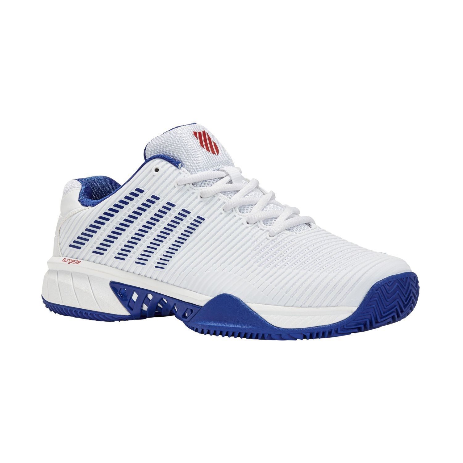 Zapatillas de tenis y pádel de hombre HYPERCOURT EXPRESS 2 HB K·Swiss - Blanco brillo / Azul Blanco brillo / Azul-3
