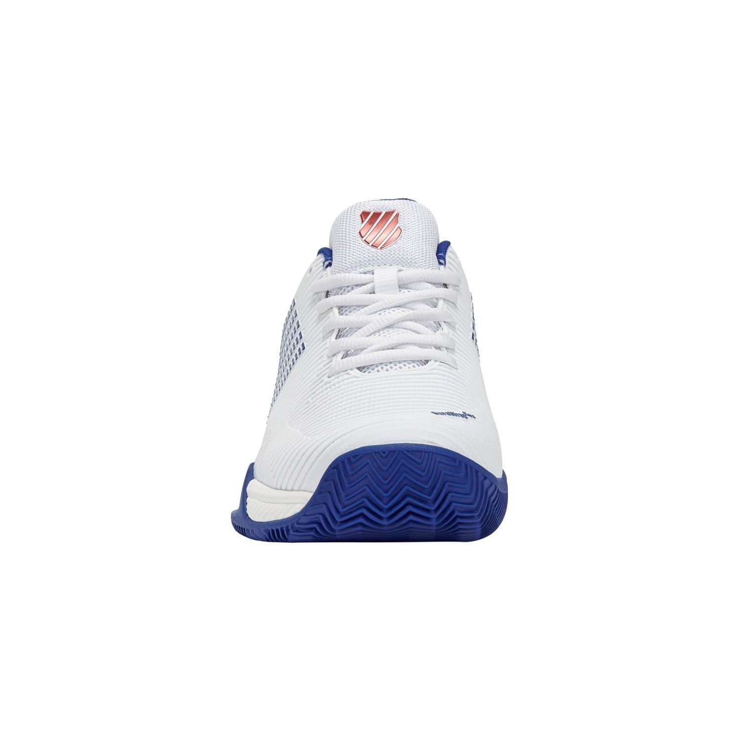 Zapatillas de tenis y pádel de hombre HYPERCOURT EXPRESS 2 HB K·Swiss - Blanco brillo / Azul Blanco brillo / Azul-4