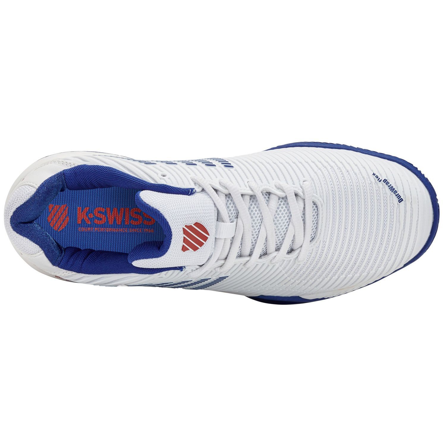 Zapatillas de tenis y pádel de hombre HYPERCOURT EXPRESS 2 HB K·Swiss - Blanco brillo / Azul Blanco brillo / Azul-6