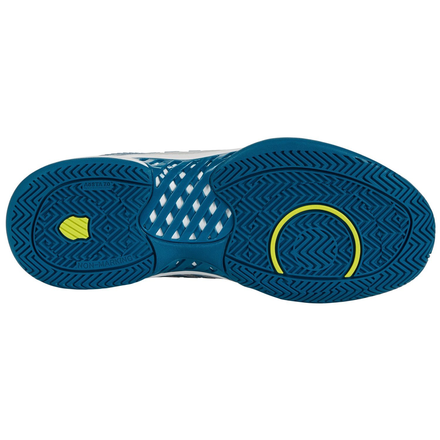 Imagen 2 de Zapatillas de tenis y pádel de hombre HYPERCOURT EXPRESS 2 K·Swiss - Blanco / Rojo Blanco / Azul