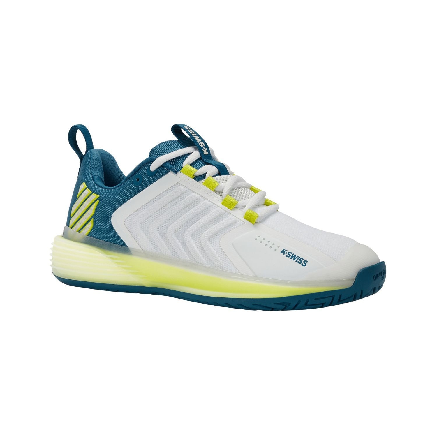 Zapatillas de tenis y pádel de hombre ULTRASHOT 3 K·Swiss - Blanco / Azul Blanco / Azul-3