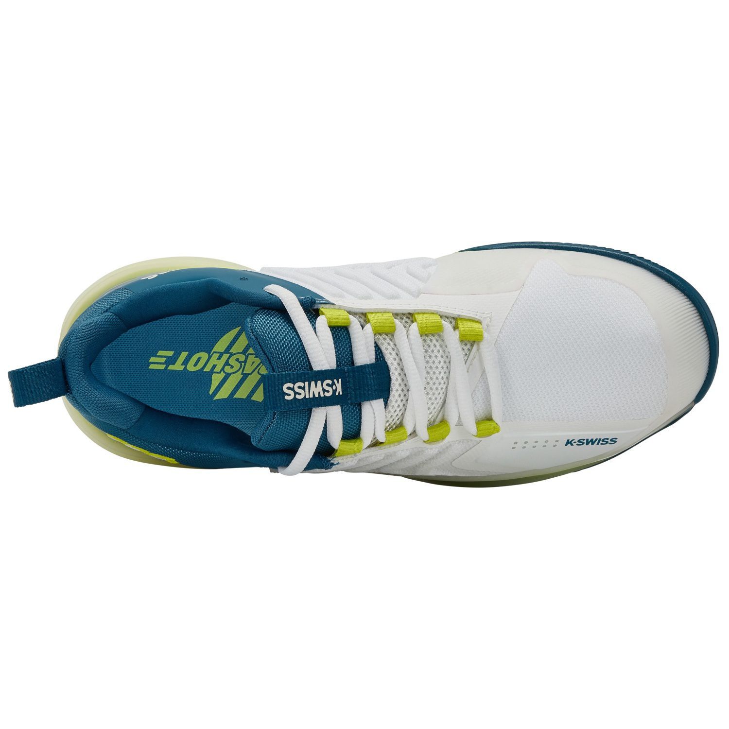 Zapatillas de tenis y pádel de hombre ULTRASHOT 3 K·Swiss - Blanco / Azul Blanco / Azul-6