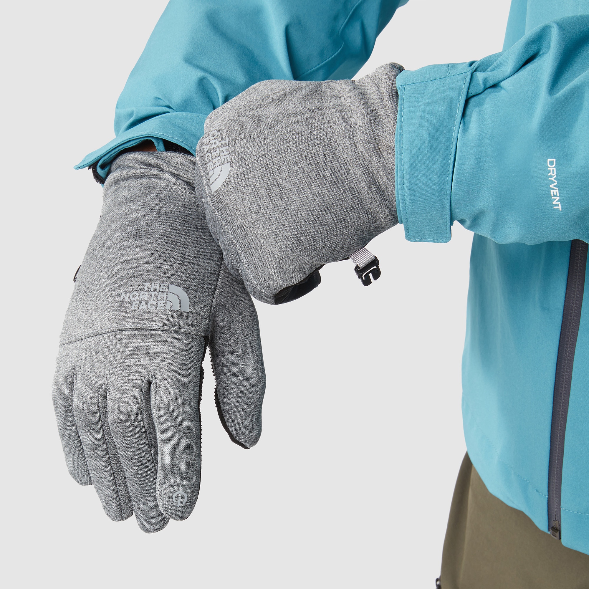 Imagen 3 de Guantes reciclados de hombre Etip™ The North Face - Gris Gris